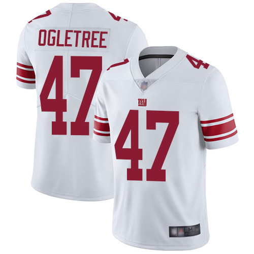 Men New York Giants 47 Alec Ogletree White Vapor Untouchable Limited Player Football NFL Jersey